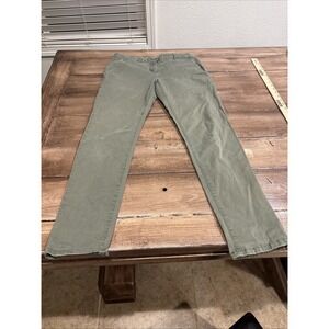 Khakis by GAP Broken in Straight Size 2 Olive Green